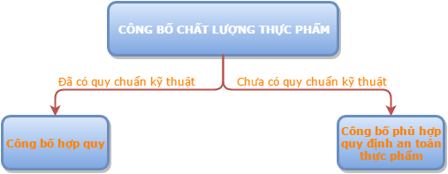 Sơ đồ tóm tắt công bố chất lượng thực phẩm