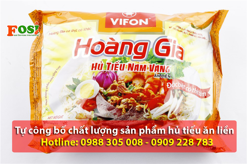 tự công bố chất lượng sản phẩm hủ tiếu ăn liền